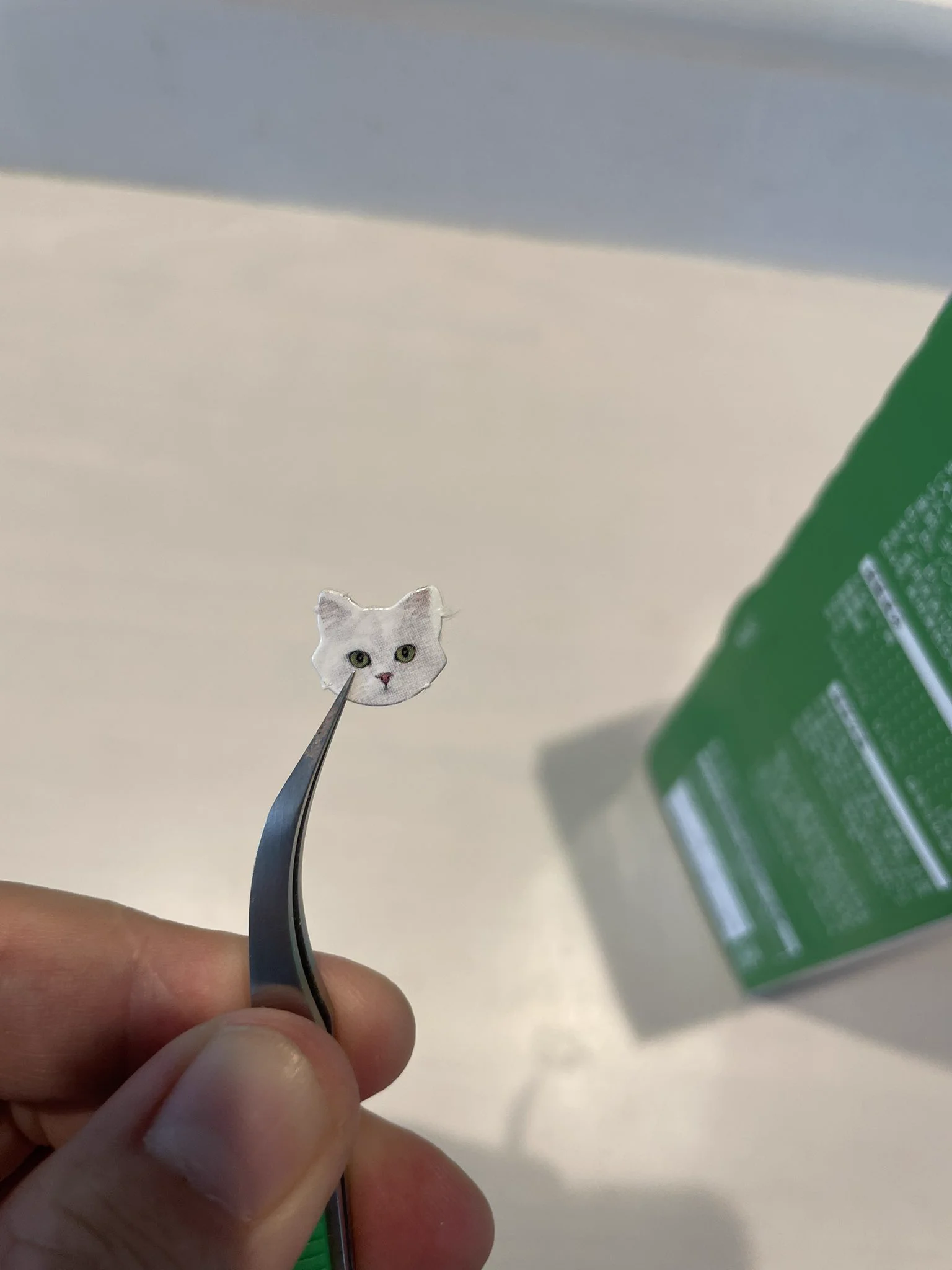 最近気が付いてしまったギミック。モンプチの猫の顔が取れる仕様になっている。
