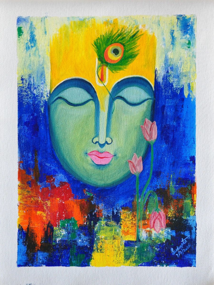 Lord of Love by Sudeepta
A multi-colored art piece for both contemporary and traditional walls. 
#traditionalart #cupidart #artforlove #homedecor #decorforhome #officedecor #decorforhomeoffice #colorfulart #flauntourart  #ideasforhome #artforhome #illustrations