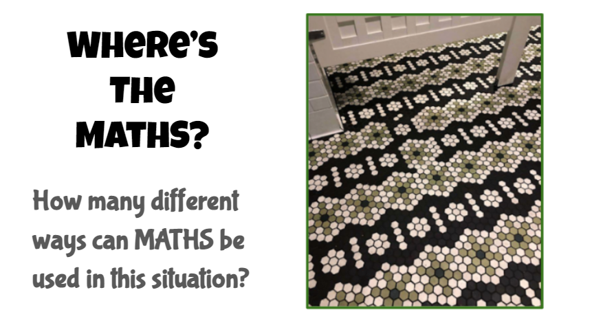 Getting the conversation started in my class on day 1 with "Where's The Maths".  Through my questioning and students' various perspectives, I hope to connect an idea from each 7th grade domain while analyzing various interesting images.  #MTBoS #iteachmath <a href="/cnusd/">Corona-Norco USD</a>