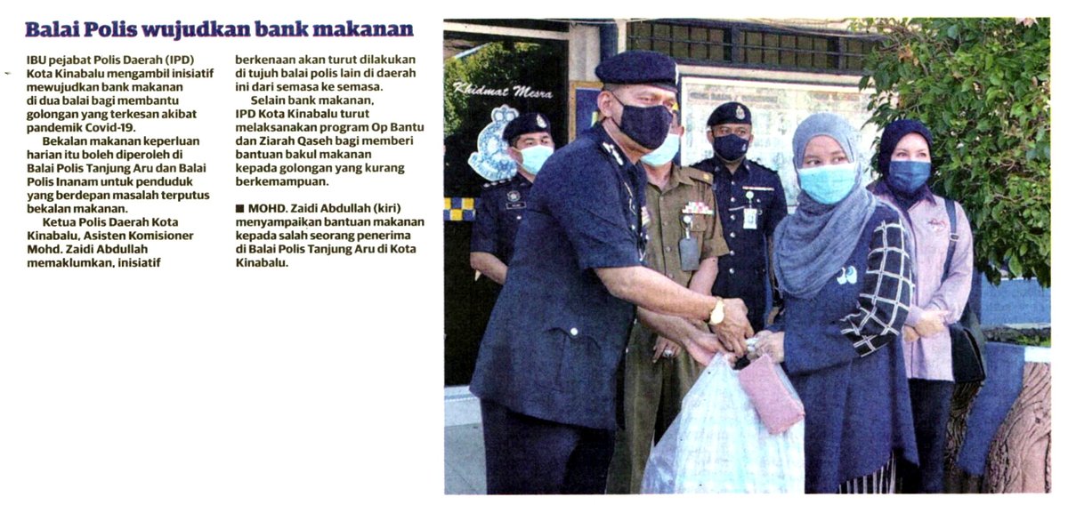 PDRMsia's tweet photo. #PPN #COVID-19 #OPBANTU

[PIC OF THE DAY] OP BANTU: BALAI POLIS WUJUDKAN BANK MAKANAN

Bacaan lanjut seperti di pautan berikut, https://t.co/dIfPLNGBDv

Sumber: @UMonline

#KDN_TogetherWeAreOne
#StayHome #BeSafe #Pray4Malaysia
#LetsHelpOurfrontliners
HELP BREAK THE COVID-19 CHAIN https://t.co/NHiqdUaw0i