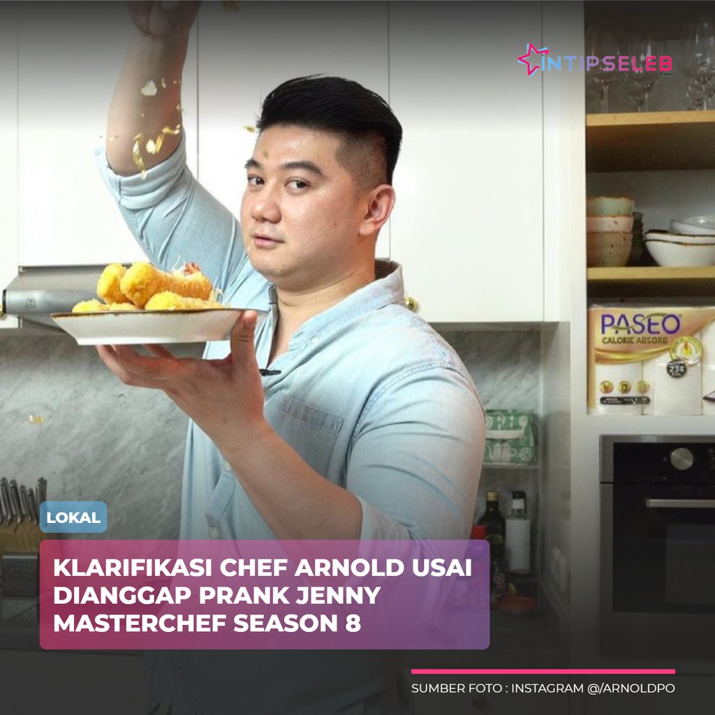 intipseleb's tweet image. Chef Arnold menjadi sorotan setelah mengumumkan nasib Jenny di MasterChef Indonesia Season 8 beberapa waktu lalu. Selengkapnya buff.ly/3lSNlR1
==
#intipseleb #chefarnold #ArnoldPoernomo