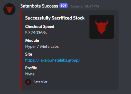 Satan Success tweet media