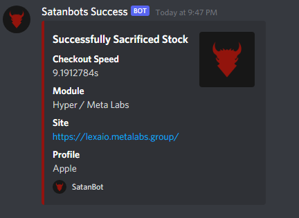 Satan Success tweet media