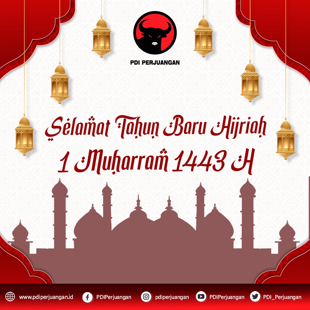 Pergantian tahun baru Islam ini bisa menjadi momentum melakukan muhasabah atau evaluasi diri, baik sebagai individu, anggota keluarga, maupun sebagai warga bangsa dan negara.

#PDIPerjuangan 
#SolidBergerak