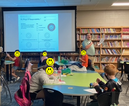 wlprat's tweet photo. Tolbert ES 3rd & 4th Ss are building #digitalcitizenship skills in the media center w/ Mr. Marycz (he's so excited!) & @CommonSenseEd! #GETGCS #GoGordon #GCSTech https://t.co/fzVtpqY858