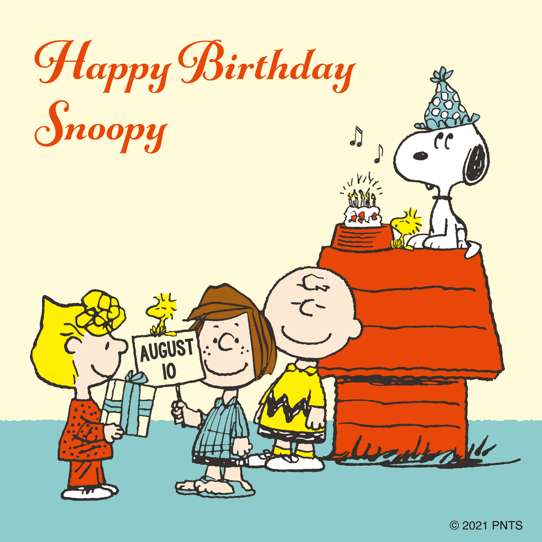 O Xrhsths Snoopyjapan Sto Twitter Happy Birthday Snoopy 8月10日はスヌーピーの誕生日です 皆さんも一緒にお祝いしよう スヌーピー ピーナッツ Hbdスヌーピー Snoopy Peanuts Hbdsnoopy T Co Madpjwemye T Co Pk6a5l1dpc