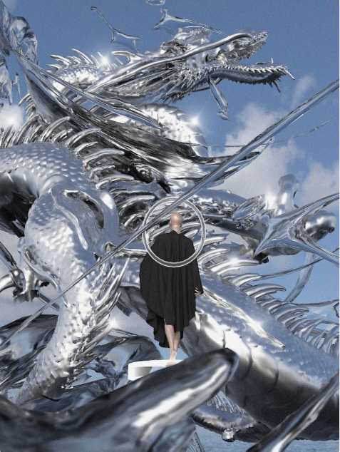 TaoFoundryNFT's tweet photo. One more #NFT before going to bed?😊 #scifi 
"The man who tamed dragon"
In the city of heaven and human beings above the land, the heavenly people must learn to control the #dragon to complete their adult ceremony.
👇Now available on #OpenSeaNFT 
https://t.co/qgiZh5TRXH https://t.co/vKE3FLEK3D