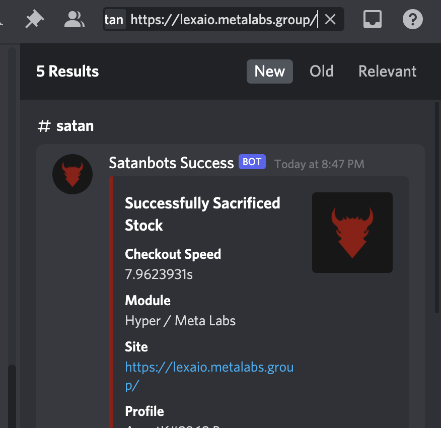 Satan Success tweet media