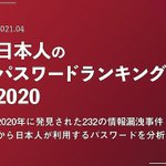 パスワードランキングが発表、1位はやはり123456だった!