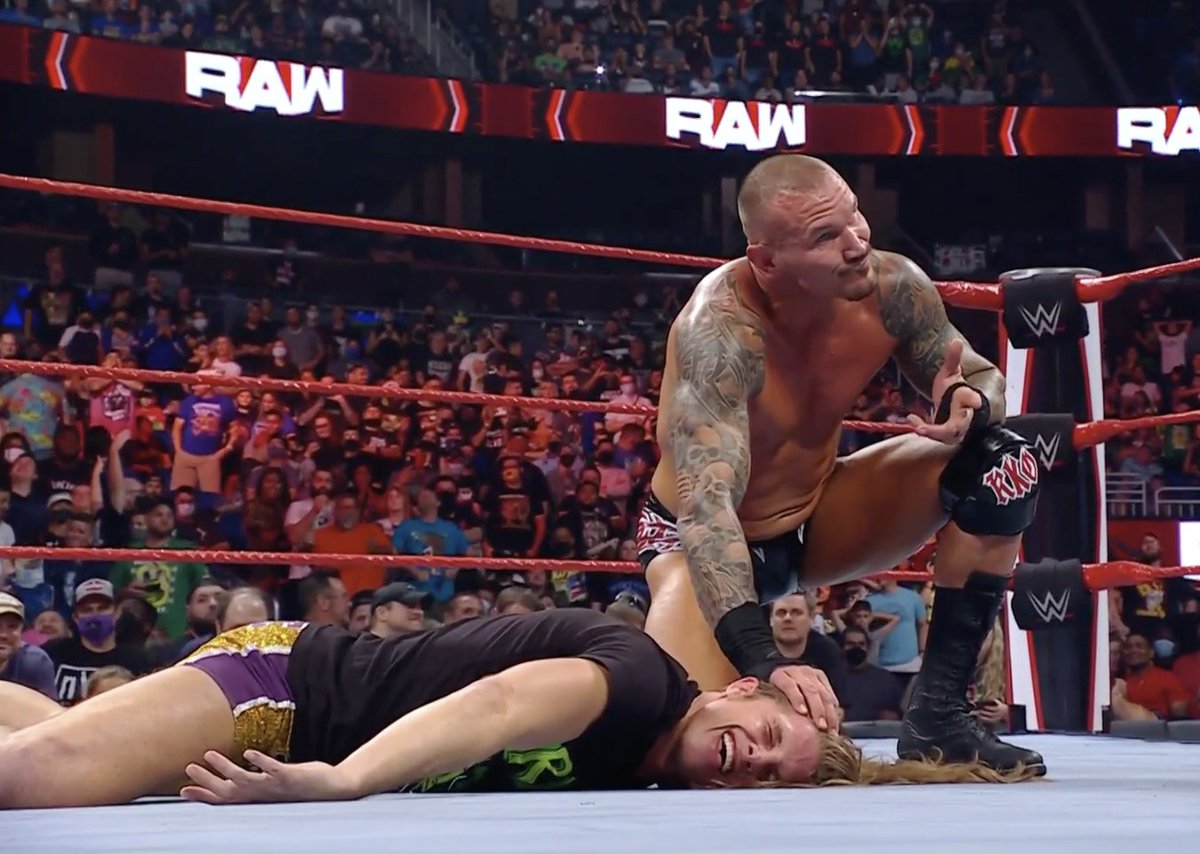 WWE's tweet image. That @RandyOrton is one fascinating individual.

@SuperKingofBros 
#RKBro
#WWERaw