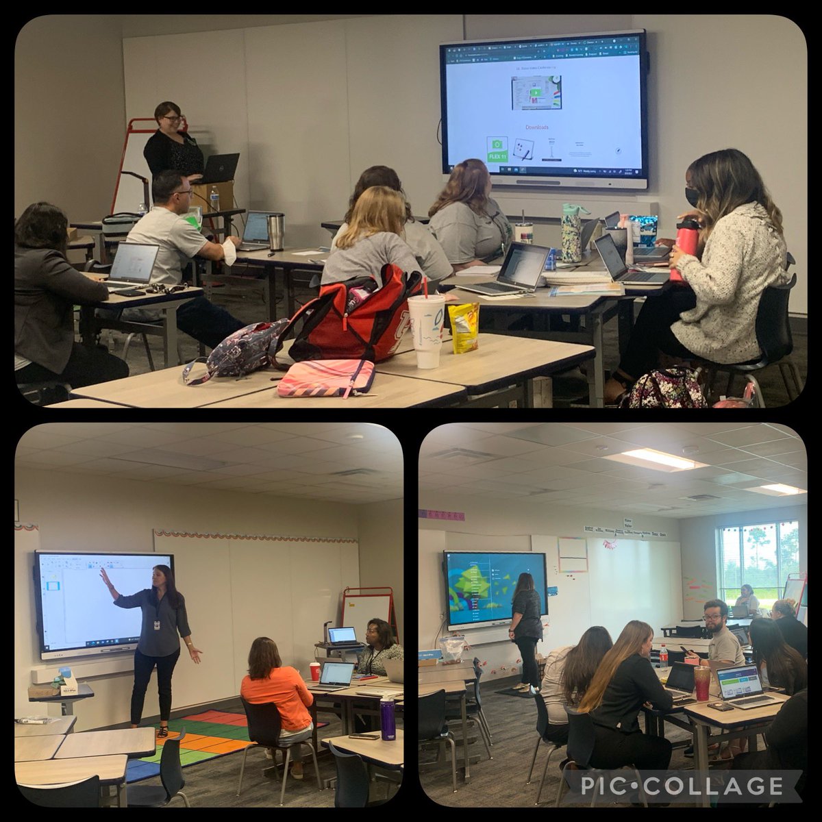 PineBurrCISD's tweet photo. Today we started and ended the day with prayer!! We had several trainings, Ribbon Cutting and Meet the Teacher Night! Busy times before the 1st day of school! @PineBurrCISD @ClevelandISDTX @CISD_Learning @CISD_DigiLearn @AnastasiaMacke2 @ClauThomas11 @doc_sanford https://t.co/sZDwjezYMi
