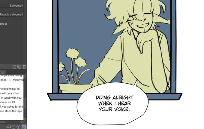 SHAWTY THERE WAS AN ERROR ON THIS PANEL THE TEXT BALLOON JUST YEETED ITSELF LMAO 