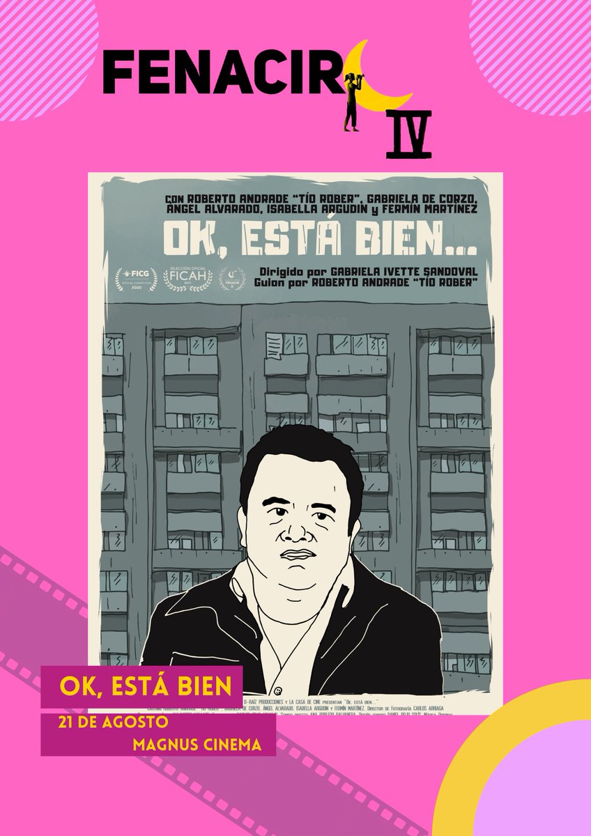 <a href="/OkEstaBien2020/">Ok,Está Bien... Película</a>  se presentará en el Festival FENACIR eL 21 de agosto en el Magnus Cinema en San Luis Potosí. No se la pierdan!!
