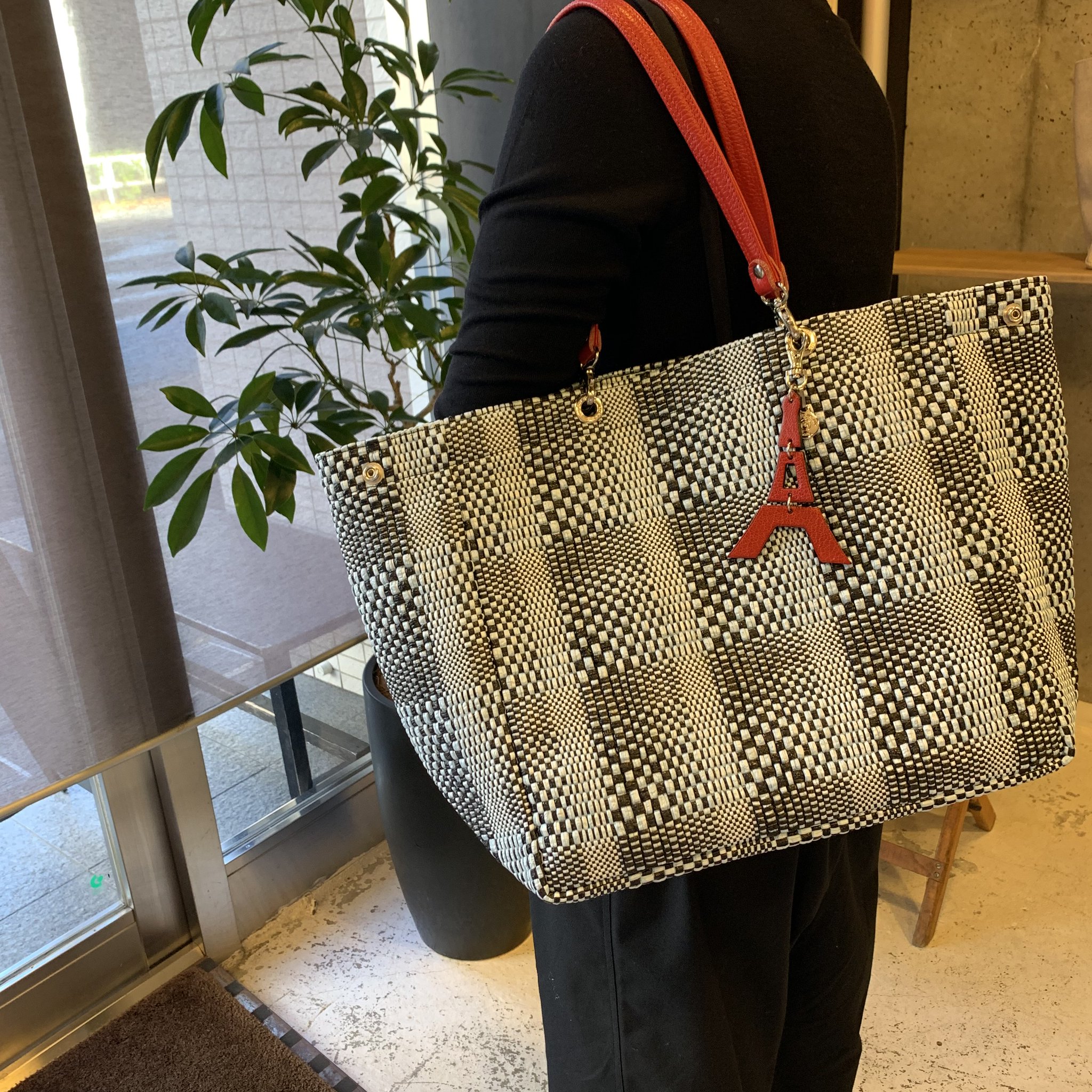 スイーツ柄 ブルー 日本未発売 アンジュールアンサック トートバッグ