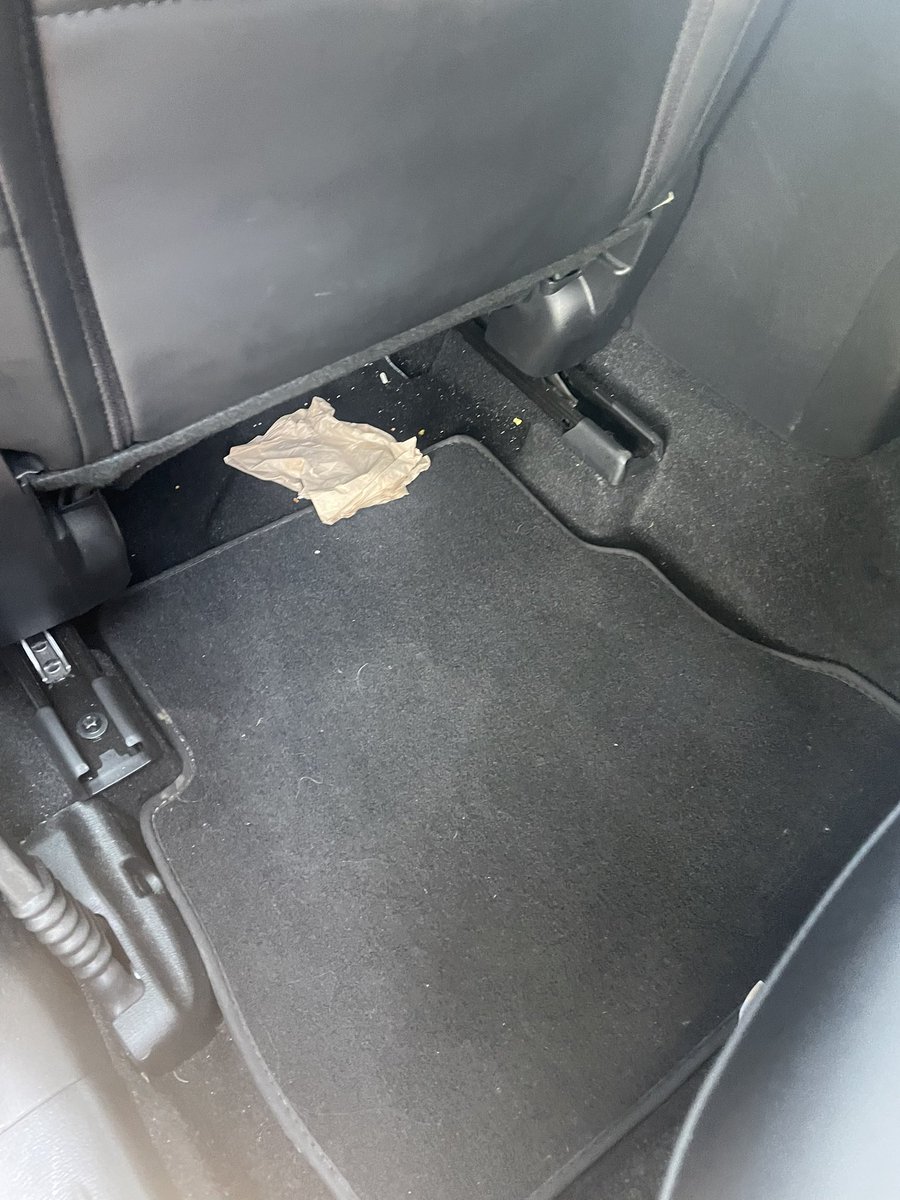 ALtwits's tweet photo. @enterprisecares sadly not much care here.  Only discovered this when loading the car.   I shouldnt have to check the cleanliness of the interior during the walk through.  Makes you wonder about the c-19 cleaning guarantee. https://t.co/bmXrznDO5w