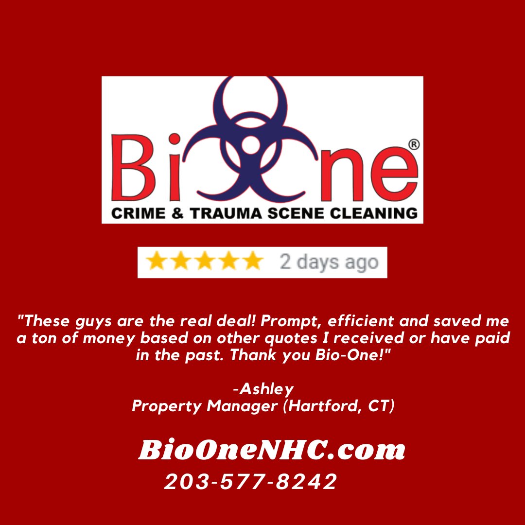 BioOneNHC's tweet image. Another Stellar Review for Bio-One! bioonenhc.com; nhchoarding.com