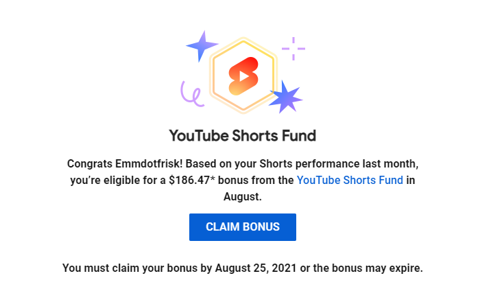 Emmdotfrisk 💬 on X: July Creator Fund @ vs @tiktok_us comparison:  YT Uploads: 28 Views: 3,000,000 Shorts Fund earnings $186.47, approx. $.06  CPM. TT Uploads: 32 Views: 4,700,000 Creator Fund earnings $173.75, approx.  $.04 CPM