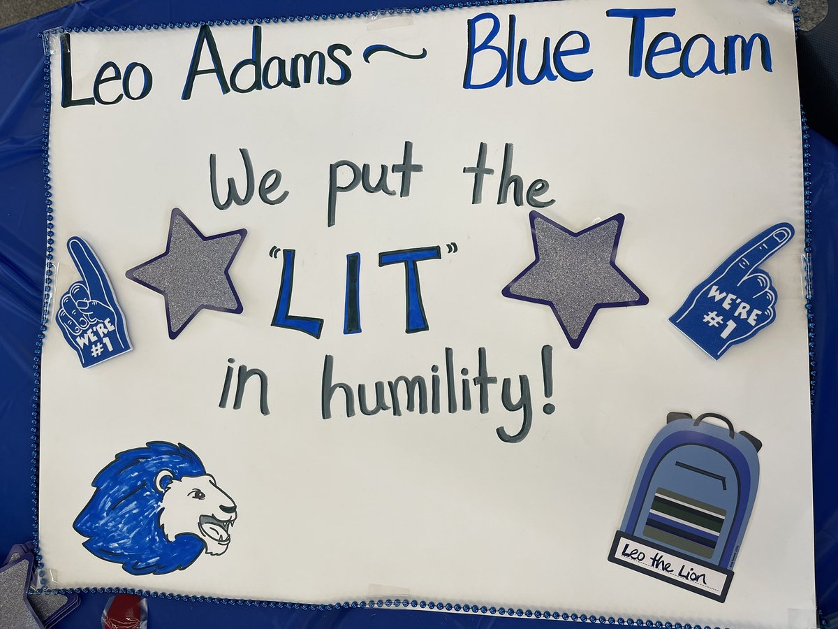 Team HumiLITy came out strong today! Between spirit sticks, chants, lego lions, and escape rooms, we had so much fun welcoming the 21-22 school year! <a href="/LeoAdamsMS/">Leo Adams MS</a> #GetBackInTheGame