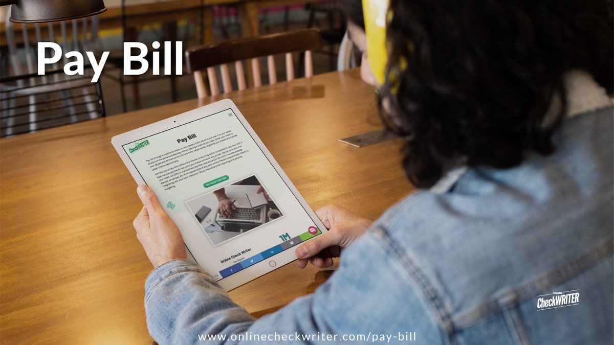 webcheckwriter's tweet photo. https://t.co/WriSqpJjk4

OnlineCheckWriter plays a vital role in the Bill Pay service. You can create invoices and transfer them to your clients by email or SMS. Thus your client will receive a bill and can pay it online instantly.

#PayBill #BillPaymentApplication #BillPayOnline https://t.co/ffKxhsaMhu