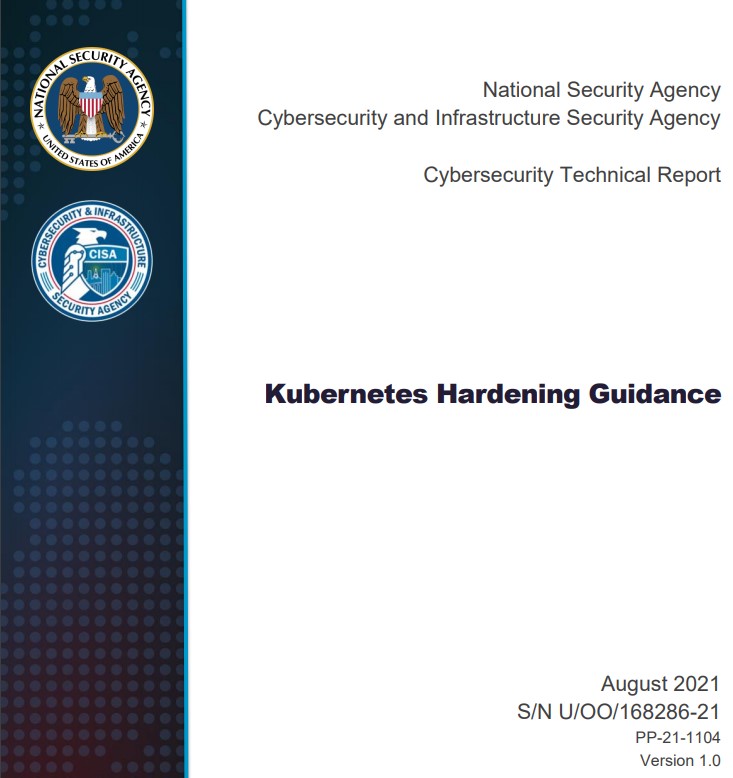 Les comparto esta guía de Kubernetes Hardening del NSA publicada recientemente:

media.defense.gov/2021/Aug/03/20…