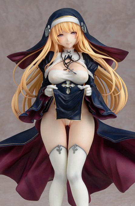 [告知/R-18]Vibrastarさんから、えっちなシスターさんのフィギュアが発売されますよ!!
あみあみさんで今日から予約開始なので、よかったらチェックしてみてくださいね。

↓あみあみ予約ページ
https://t.co/NftOEJS5Oa 