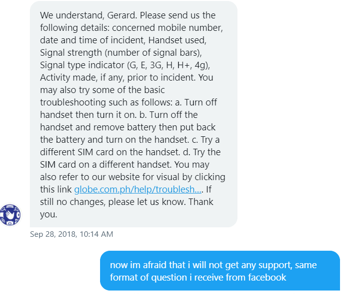 Ge7ra7rd's tweet photo. @talk2GLOBE DM ko sa inyo noong 2018 pa. https://t.co/gJaQZsZ5KH
