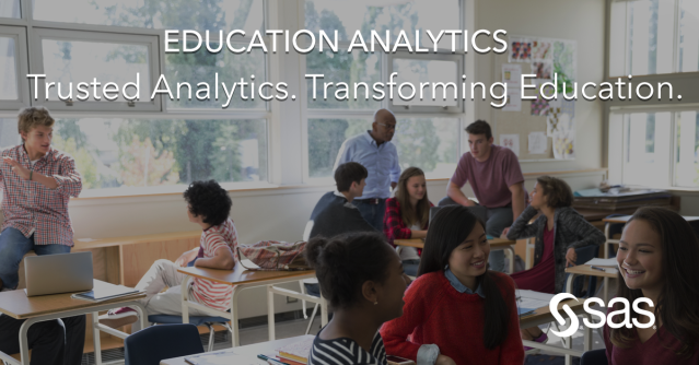 Best5ever's tweet photo. Check out the newly redesigned SAS Education web pages to learn more about how data and analytics are essential for anticipating the future and responding proactively to changing trends in the dynamic world of education. @SASsoftware #edtech https://t.co/8S6SOnJK2Z https://t.co/vCdq7WOOK1