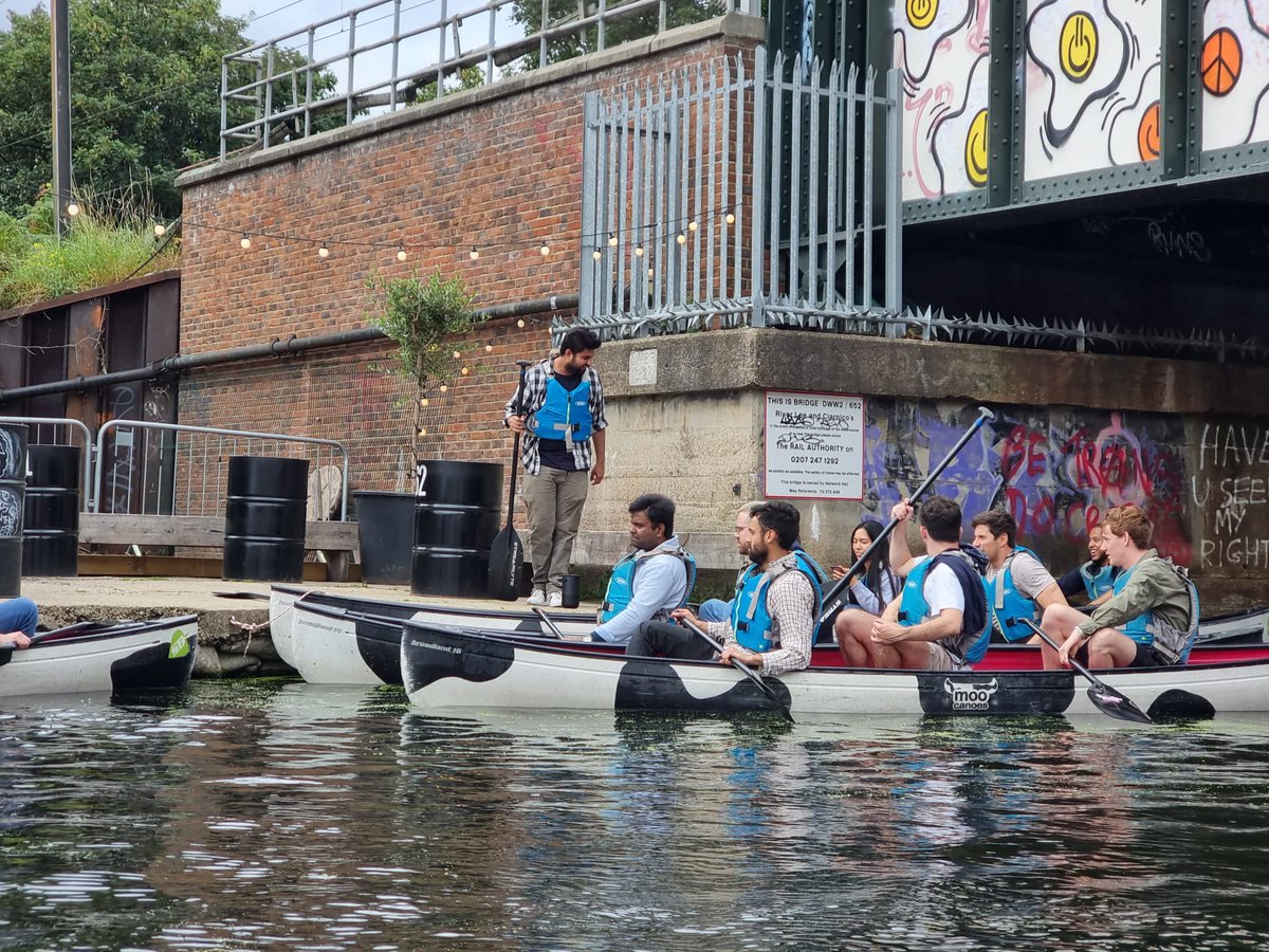 Safe to say we had a blast! Feels good to get off Zoom &amp; onto the water! BBQ boat, canoe, great food and great people to spend the day with, our summer party couldn't have been any more fun🥳🌭🚣
