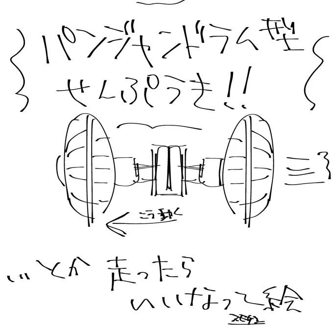 某魔○造○夜観てて影響されました。これはスモサンがあったら嬉しいなってイメージした扇風機です。 