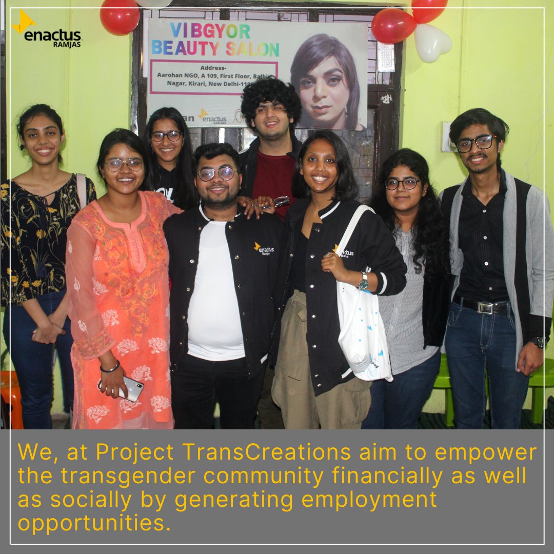 With a passion to achieve equality &amp; the goal of empowering the Trans Community, Project TransCreations, started on a mission to write its own story of a progressive India by setting up India's first range of Beauty Salons that are exclusively run and managed by the Transpersons.