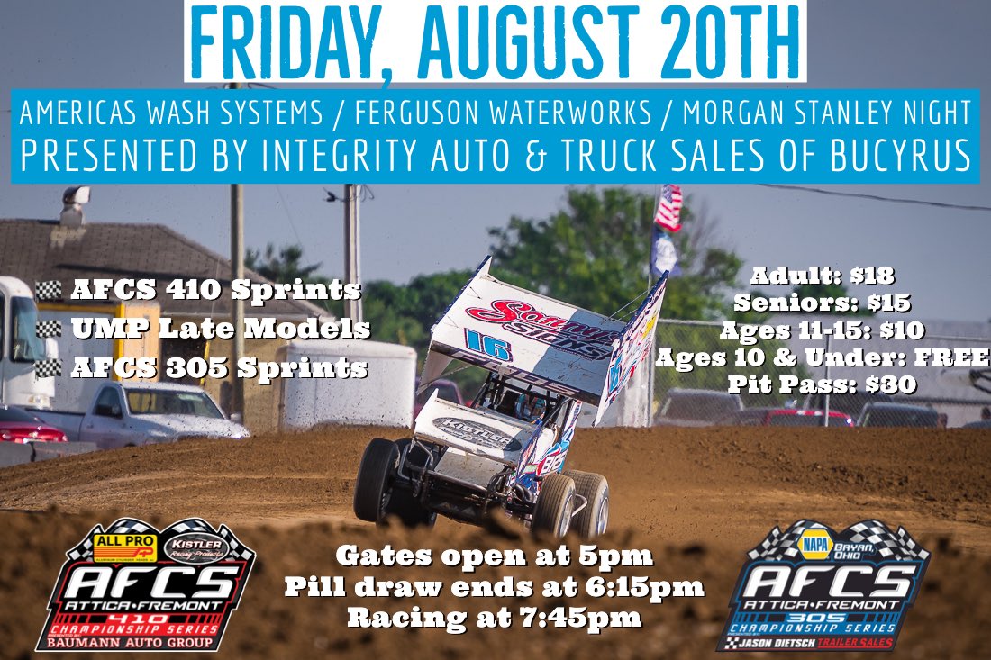 Want a chance at winning a FREE PIT PASS for this Friday’s race?! 

Here’s how: 
⭐️ LIKE this tweet
⭐️ RETWEET this tweet 

Winner will be chosen Thursday evening