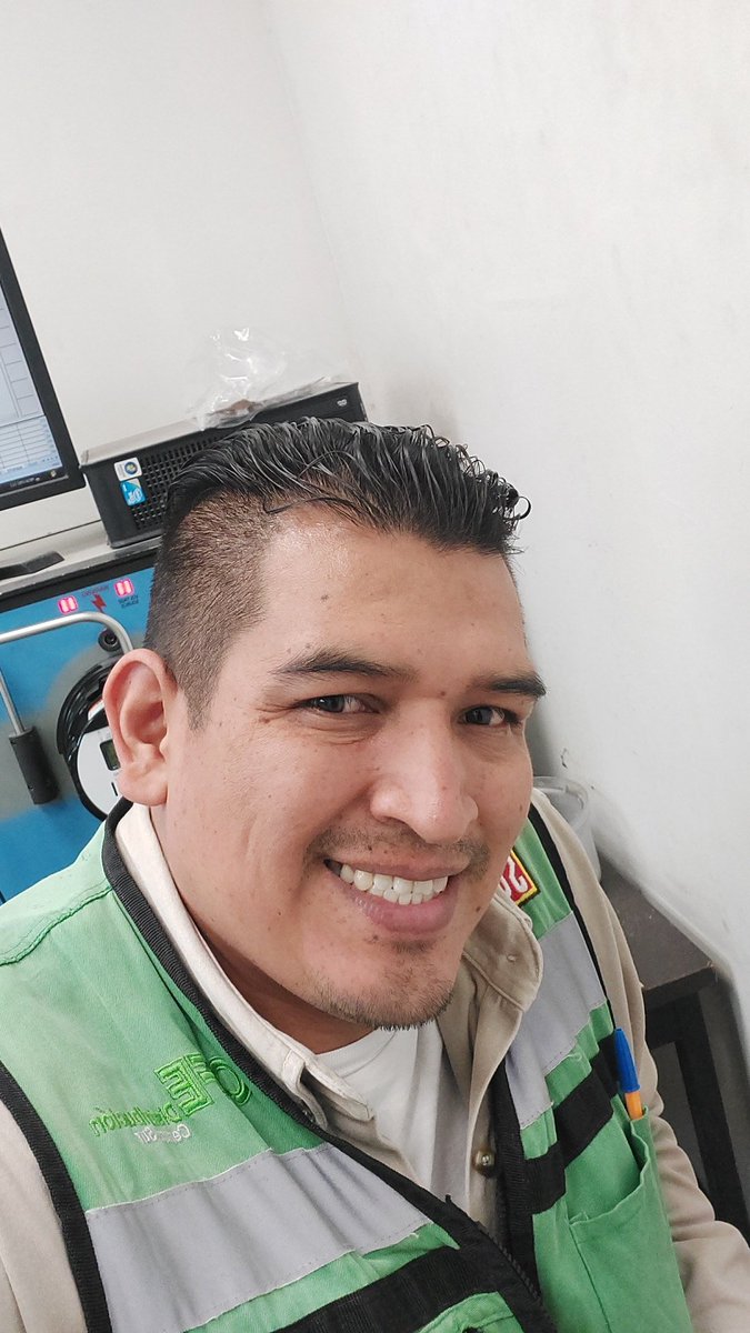 Listo ya peinado para dar batalla jajaja