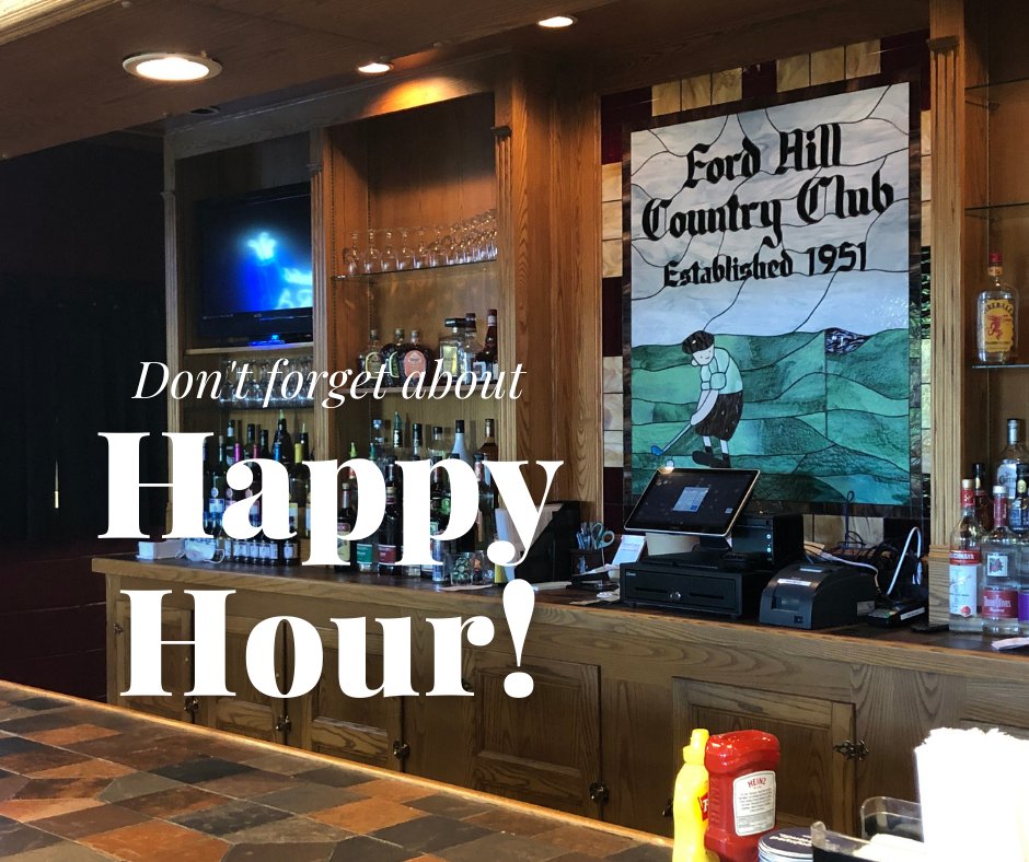Ford Hill Country Club on Twitter "Midweek blues? Join us for happy