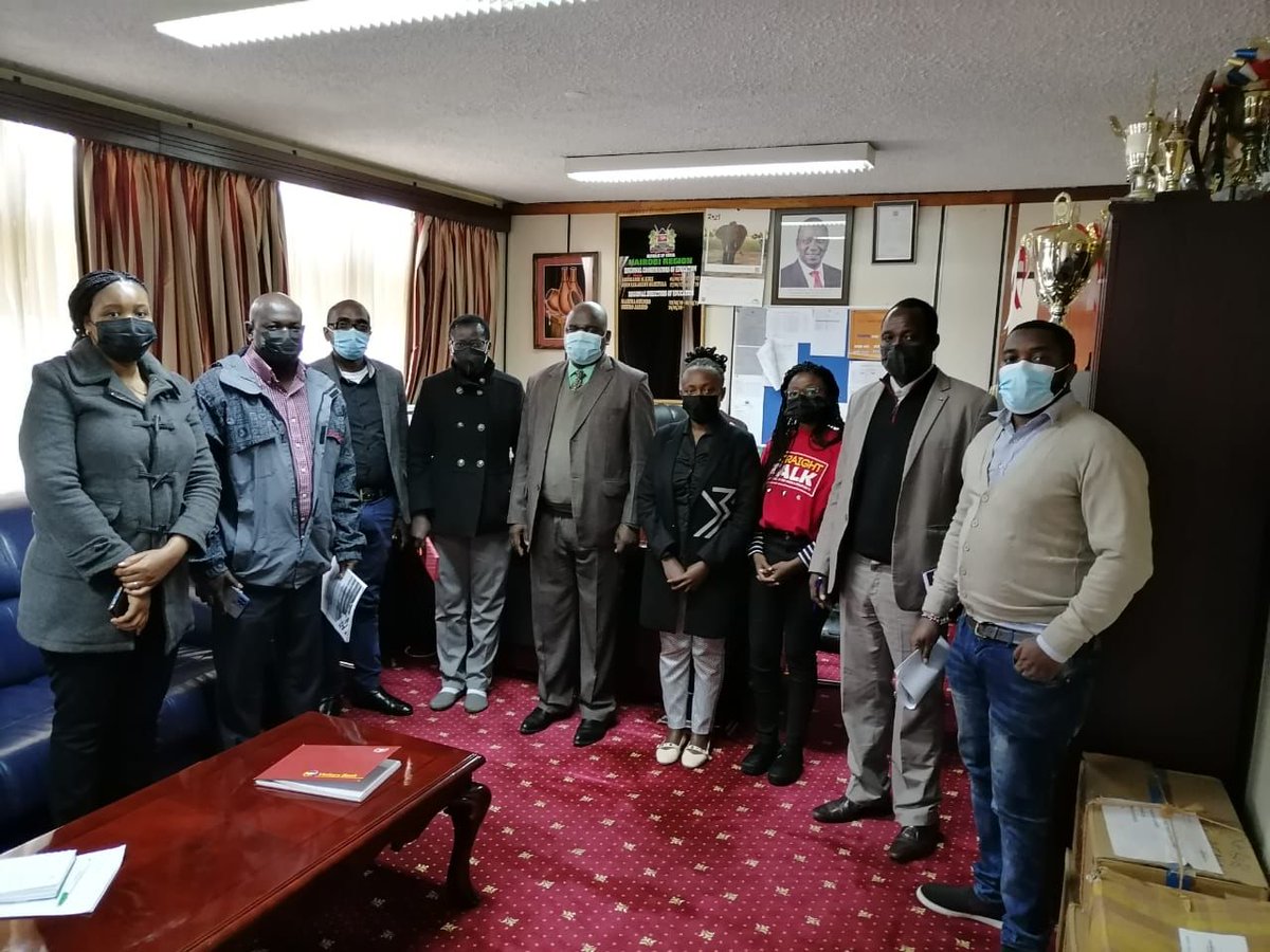NCPD_Kenya's tweet photo. NCPD Nairobi region, @Amref_Kenya - @YactiDesign @Sautisasa program &amp; @StraightTalkKe today paid a courtesy call to Regional Director, Education Nairobi ahead of  #TeenPregnancy awareness month. @bmmburu @EduMinKenya @DrAbeySheikh @MutieSalome @BeatriceOkundi @Planning_Ke https://t.co/87nrU4mYjo