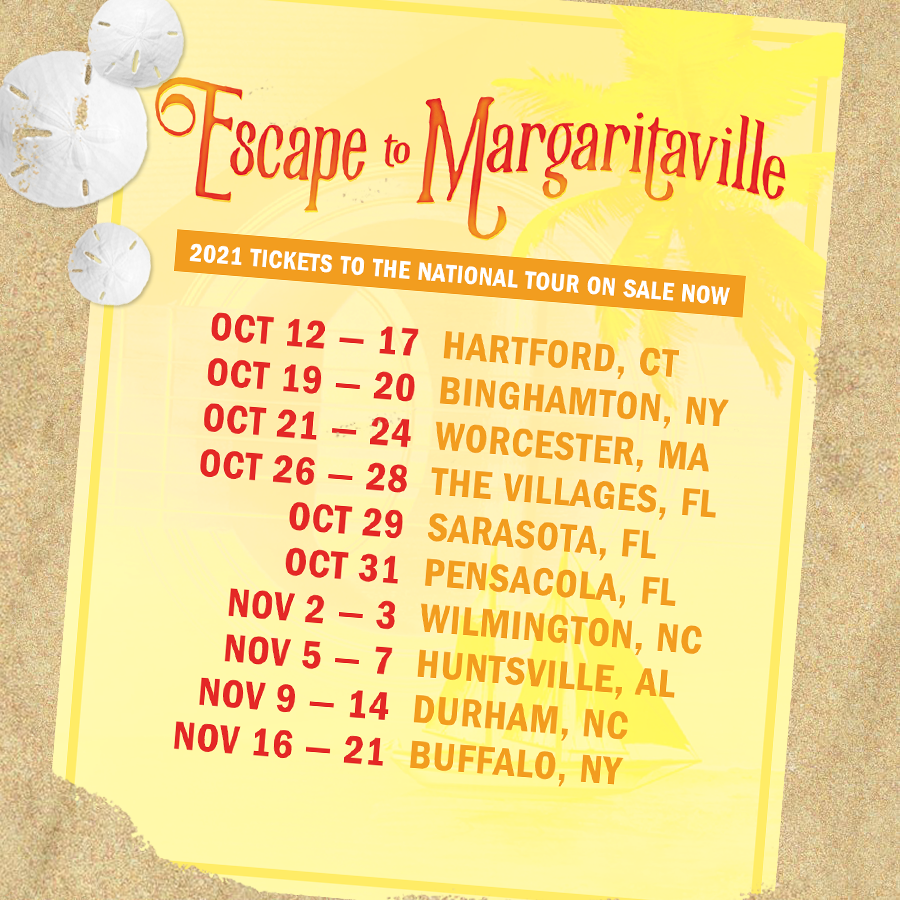 buffettmusical's tweet photo. America, we’ll be docking in a city near you soon! 🌊🌴☀️ Tickets to the 2021 national tour of @BuffettMusical are now on sale! Get yours at https://t.co/dv6DHCKzdg https://t.co/NWjXg6zEeZ
