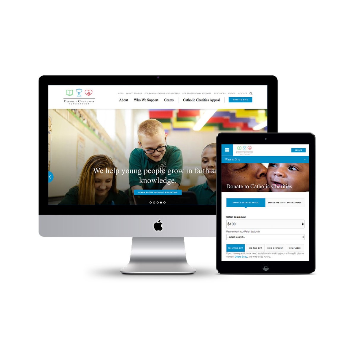 form_creative's tweet photo. We are helping the @CathCommFound amplify their mission, connect with the community, and reach donors online. See the project and learn more about our work for foundations –> https://t.co/vpEHB9pZlE

#philanthropy #faith #philanthropy #faith #ministries #catholic #giving https://t.co/F8xI8utwnQ