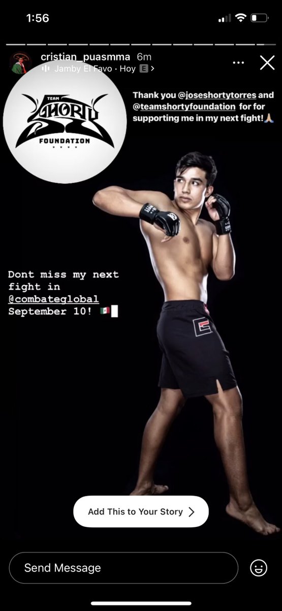 teamshortyfound's tweet photo. I’d like to introduce a NEW Team Shorty sponsored athlete @cristian_puasmma (IG) He will be fighting September 10th for @combateglobal and we are happy to have his support and we are happy to support him back! Have fun man #BestOfSkill #MexicanFighter #🇲🇽 #TeamMexico #TeamShorty https://t.co/ji2j71Ecxc