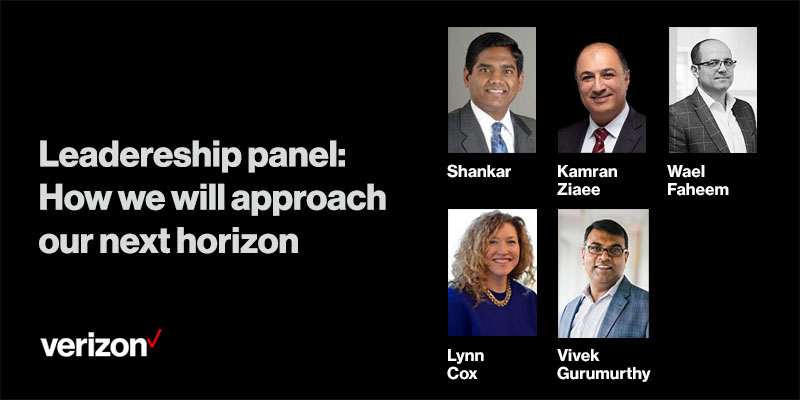 verizontechday's tweet image. Our fearless leaders! Dial in while they discuss our #VerizonTechDay theme for 2021.