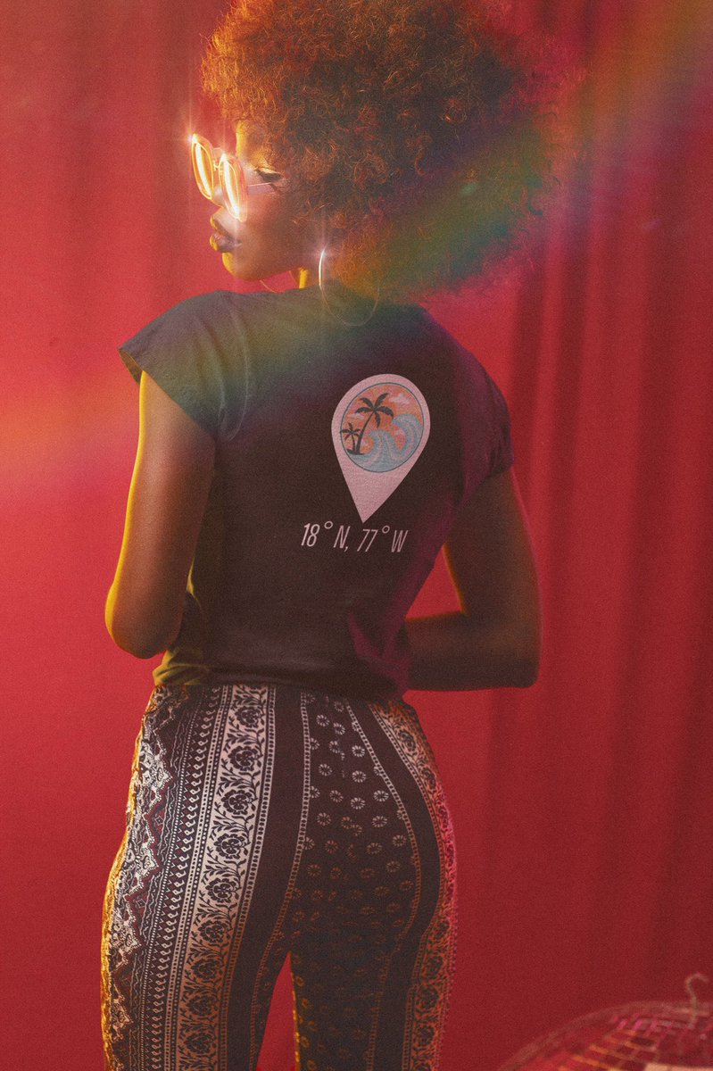 DIPPCO_'s tweet photo. Absolutely stunning 🤩 
Babe rocking our Coordinate collection Tshirt 
Available locally &amp; online. Click the link in our bio to access the varieties. 
#dippco #tshirt #apparel #jamaica https://t.co/H2sEUfHC2s