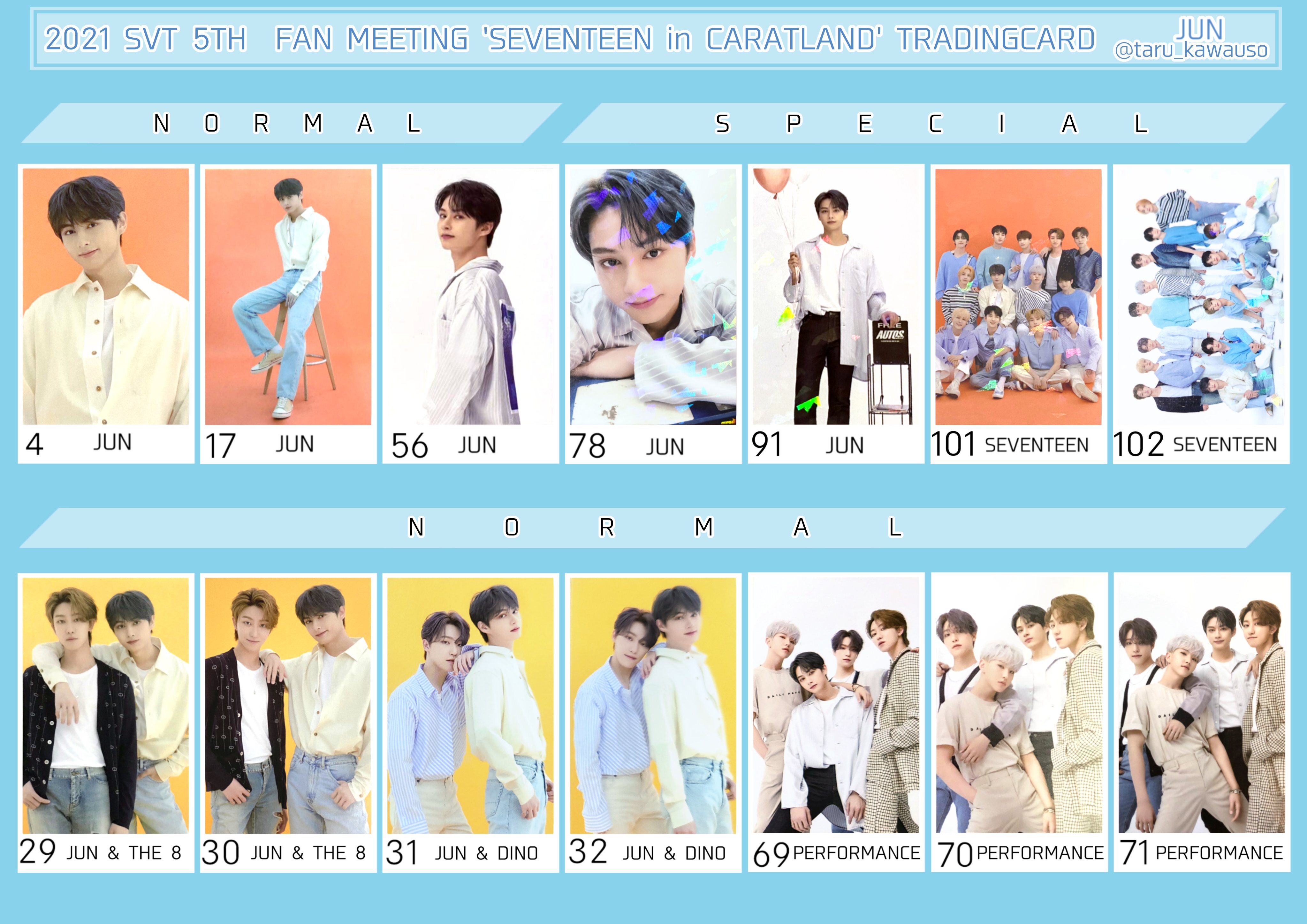 SEVENTEEN エスクプス CARAT Land2021 トレカ