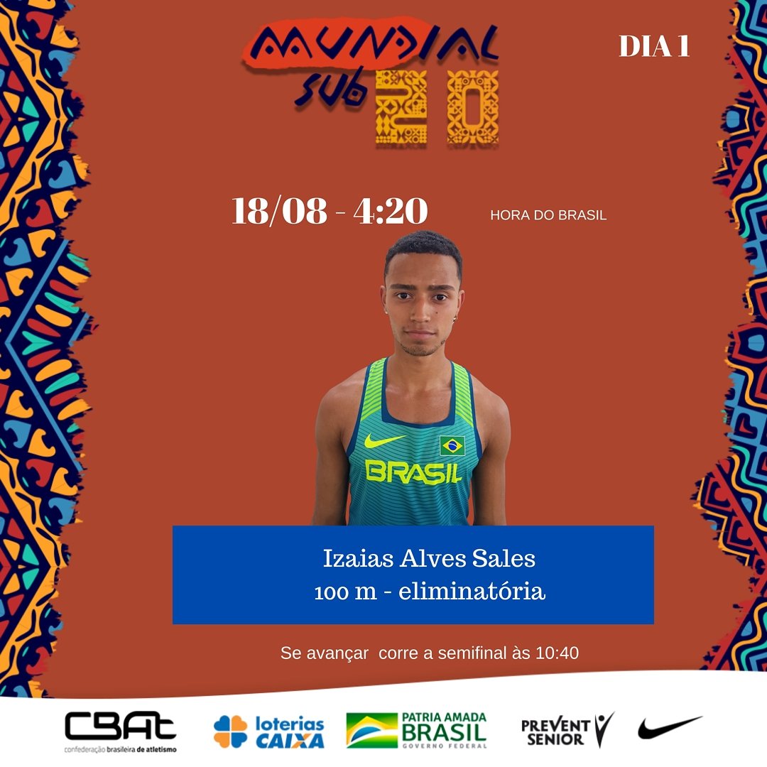 bra_atletismo's tweet photo. Amanhã começa o Mundial Sub-20. Vem ver quem compete no primeiro dia....
#SomosAtletismo
#caixa
#caixaesportes
#loteriascaixa
#loteriascaixaesportes
#nike
#PreventSeniorSports
#TeamPrevent
#Solst
#VaicomSolst
#pistaecampo
#maxrecovery
@Caixa https://t.co/YhTaUdxuxJ