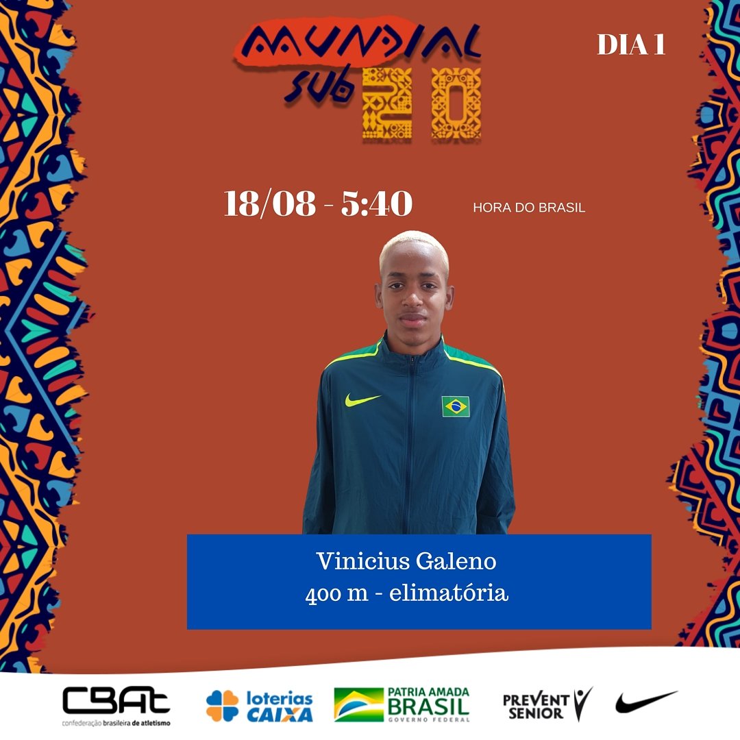bra_atletismo's tweet photo. Amanhã começa o Mundial Sub-20. Vem ver quem compete no primeiro dia....
#SomosAtletismo
#caixa
#caixaesportes
#loteriascaixa
#loteriascaixaesportes
#nike
#PreventSeniorSports
#TeamPrevent
#Solst
#VaicomSolst
#pistaecampo
#maxrecovery
@Caixa https://t.co/YhTaUdxuxJ