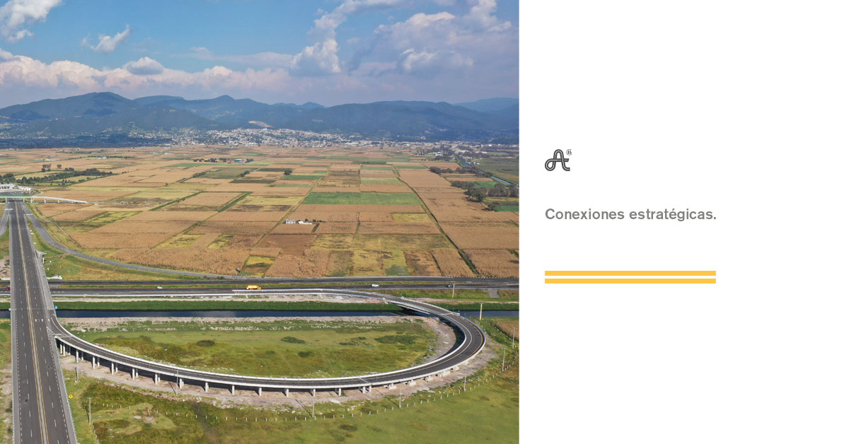 La Autopista Toluca-Naucalpan cuenta con fácil acceso a la zona noreste de la ciudad de Toluca ayuda a recortar y eficientar los tiempos de traslado a zonas como el Aeropuerto Internacional de Toluca, Toluca 2000 y toda la zona norte como Valle de Bravo. 🚖 🛣