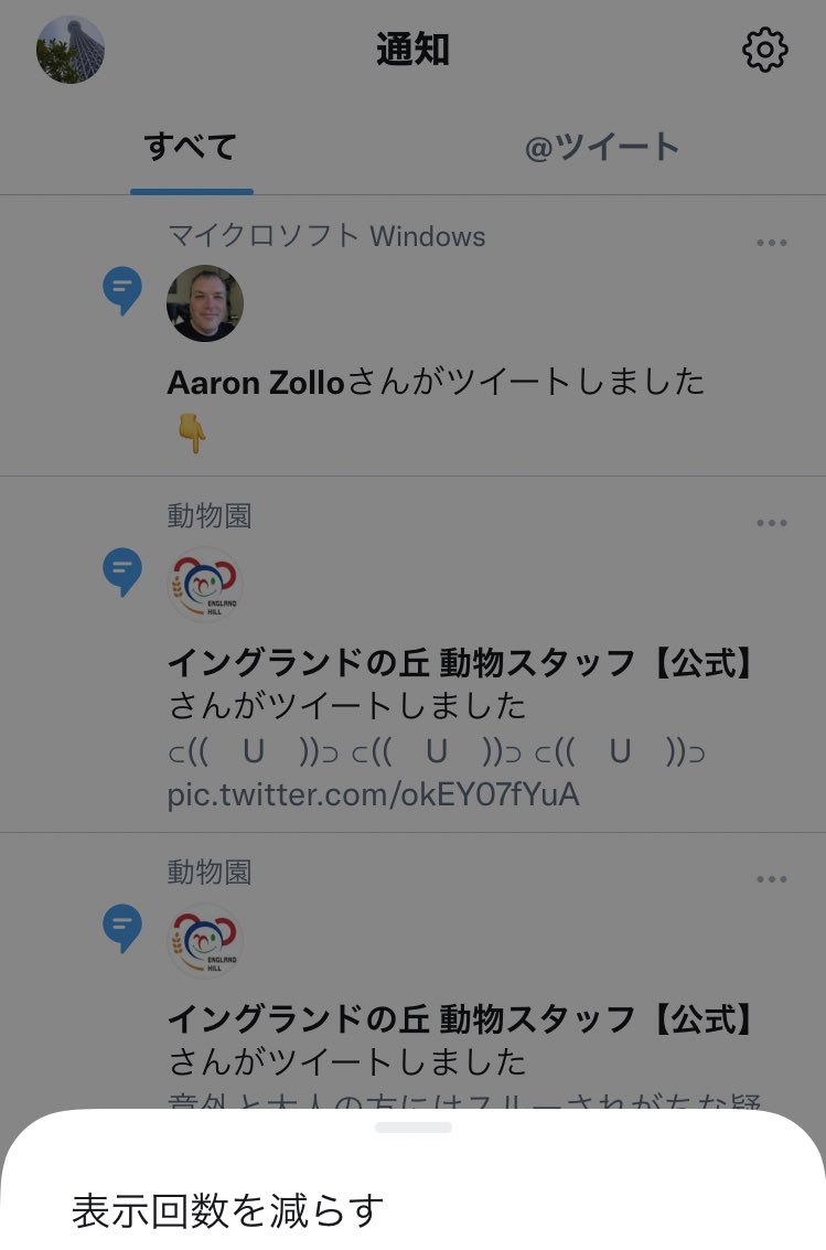 表示回数を減らす Twitter Search Twitter