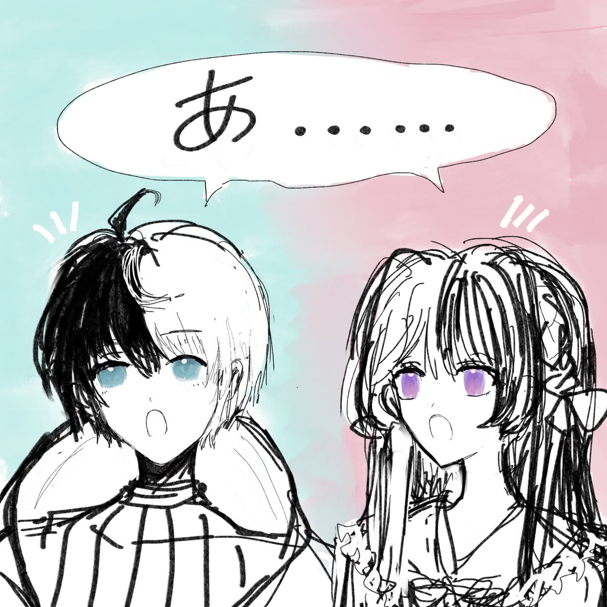 kelico4's tweet photo. #ひなのの絵なの
#かみ絵いむ
あ...... https://t.co/deC1b02lxx
