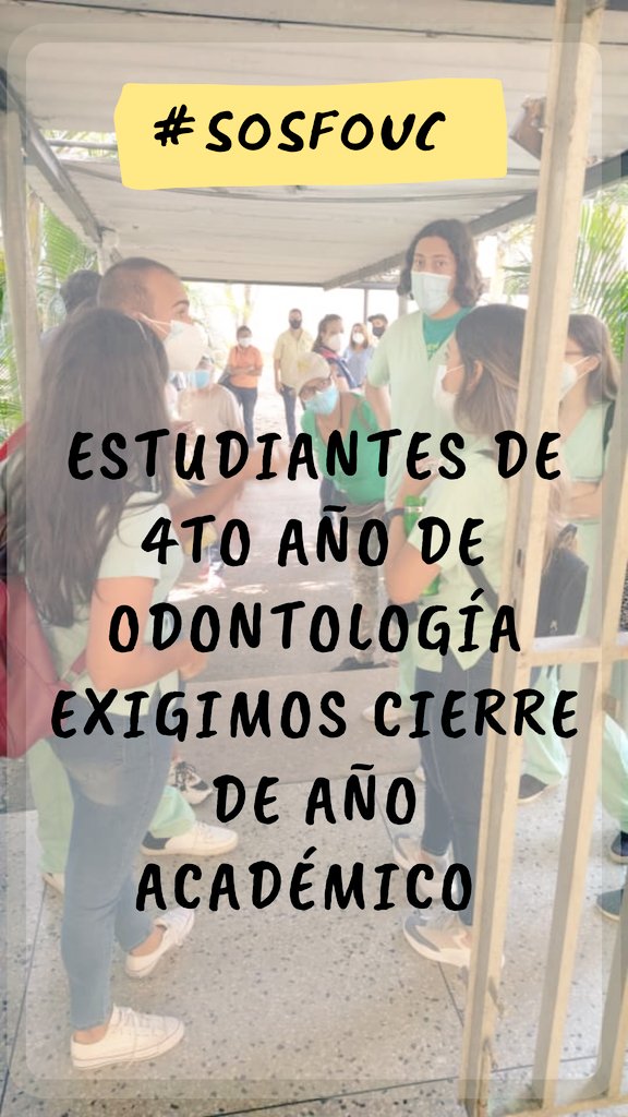 richard_jvd's tweet photo. Exigimos un cierre de año ya
#SosFouc #FoucClasesYa  #OdontologiaUCsinclases #UcSinClases https://t.co/6bKvgkpqpG