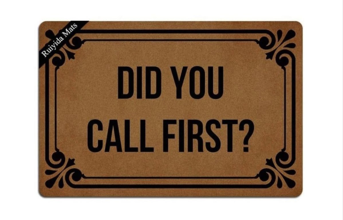 RickeySmiley's tweet photo. I need this door mat!!! https://t.co/CD7Sl9IYsx
