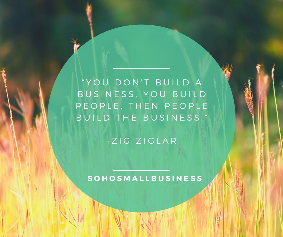 Your people are the builders of your business.❤️ ❤️ ❤️ 
#QuotetoPonder #SOHOInspires #SmallBusinessFullPotential #smallBusinessOwners #sohoConnects #ReadandLead #CanadianBusinessOwners #supportSmallBusiness #SohoPositive
