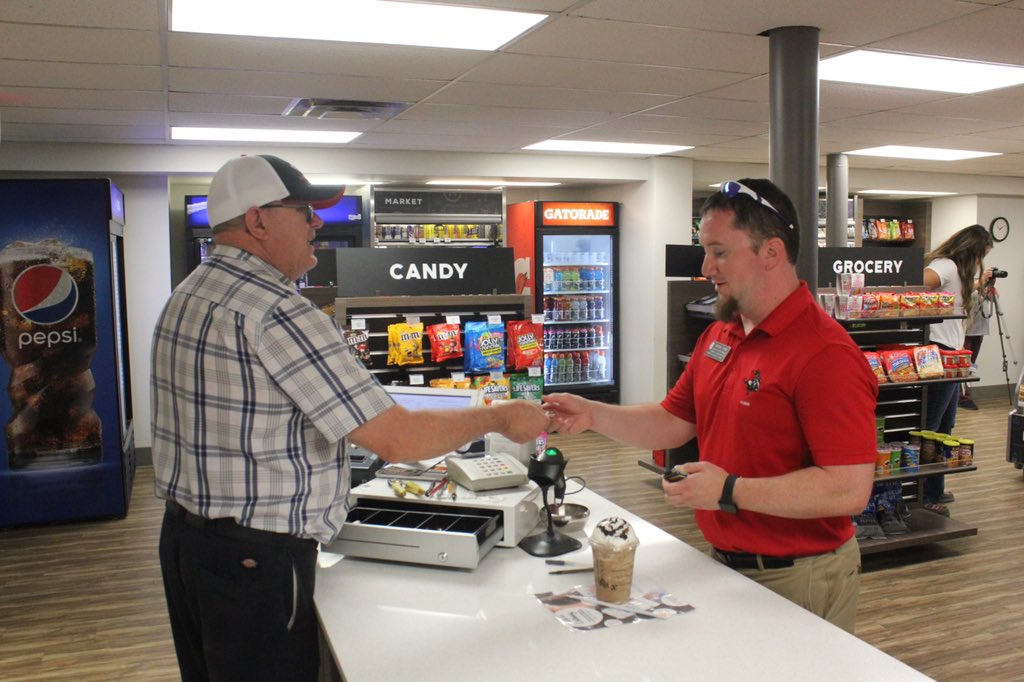 NWOSU's tweet photo. Swing by the Ranger Market in the Student Center from 9:30-10:30 a.m. to get half-priced Starbucks drinks to kick off your morning! Other snacks are also available. #NWOSU #grumpyhour https://t.co/H1FCFkaE3u