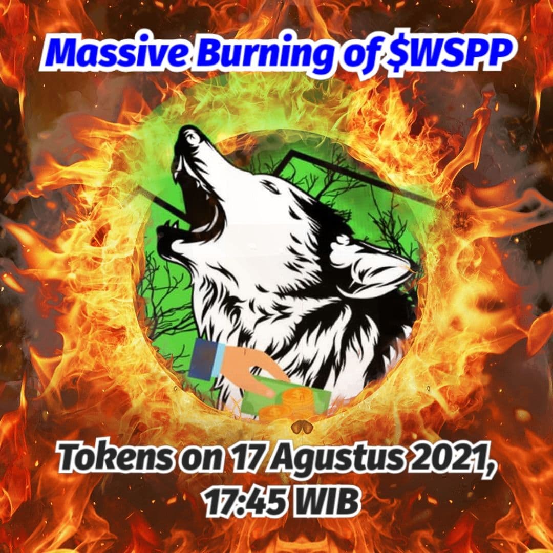 RoboWolf8's tweet photo. Dear
#WSPP &amp; #GWSPP
Massive Burn 17.00 WIB !!
Send Your Picture Comment on this Tweet!
@cz_binance 
@mbah_mijan https://t.co/fmmvYictgo